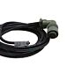 A660-2004-T893/15M Cable codeur FANUC Alpha HIROSE HRS Coudé 15M