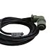 A660-2004-T893/5M Cable codeur FANUC Alpha HIROSE HRS Coudé 5M