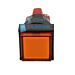 DECA D16LAS1-1ab Bouton poussoir 2 positions lampe ORANGE CARRE