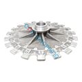 YANG KZ150102 Plateau changeur d'outils BT40 pour Machine EAGLE SMV-600