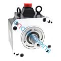 MITSUBISHI HC-H203S-A47 Moteur 3000rpm 200W