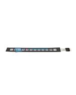 Bandeau de 12 touches Pupitre NUM 1060 Version 9-10 pouces 233x29mm
