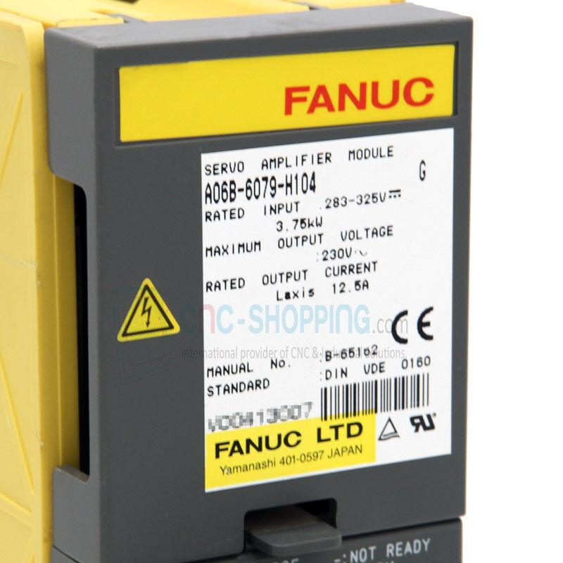 A06B-6079-H104 Fanuc Servo Amplifier Module Alpha SVM 1-40L - Cnc